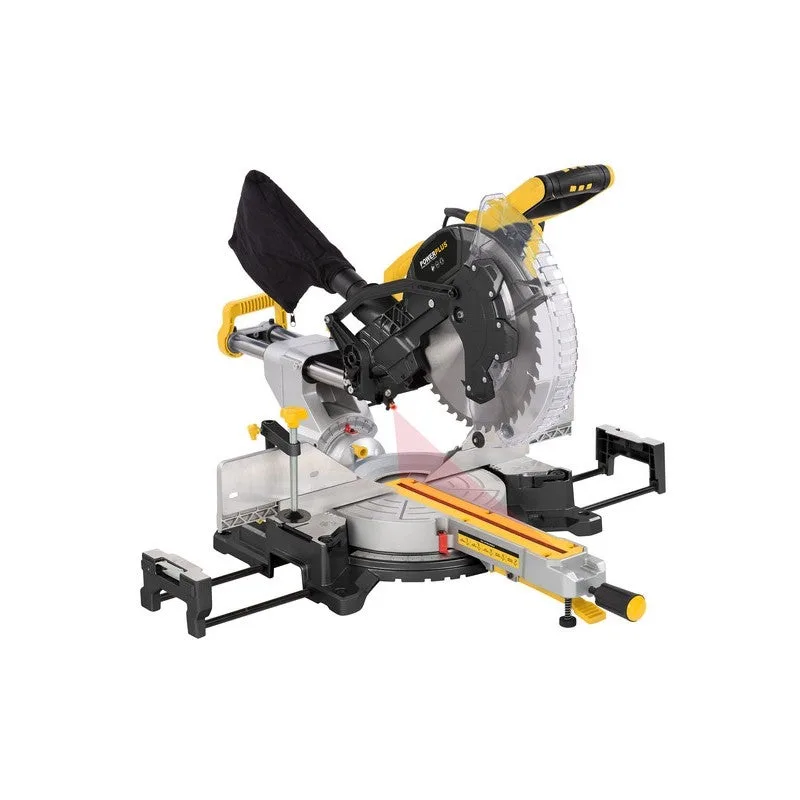 Powerplus powx075750db ingletadora telescópica con bisel doble 2200w-305mm