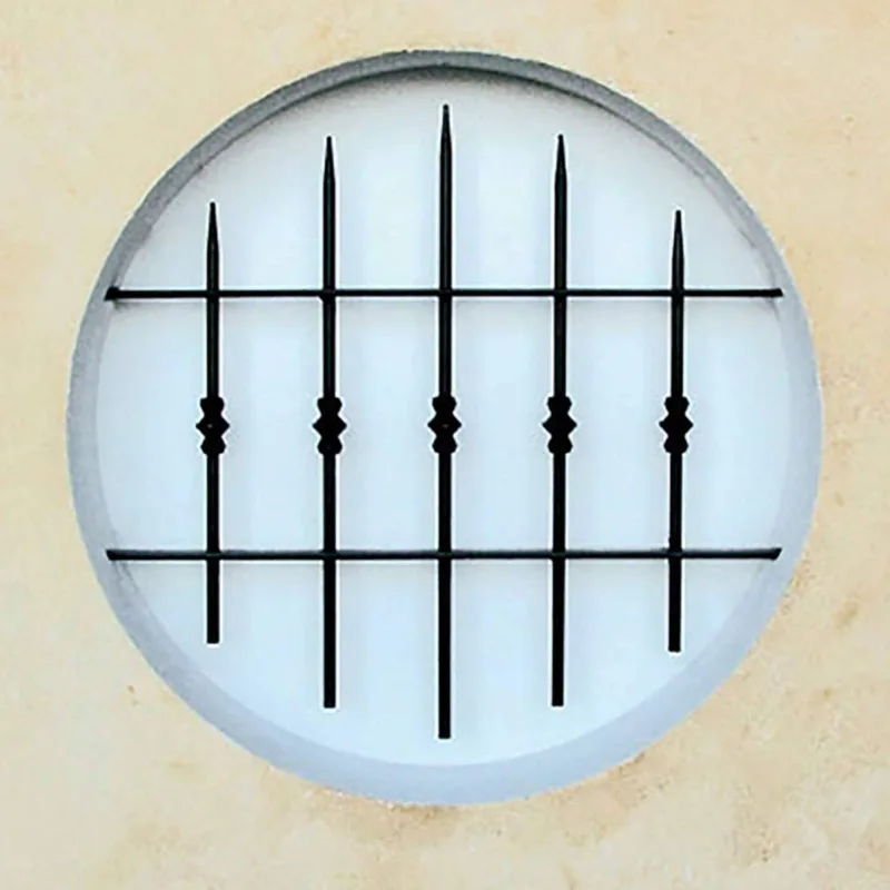 Defense grid manor diameter 80 cm para ventanas redondas (mesa de côte)