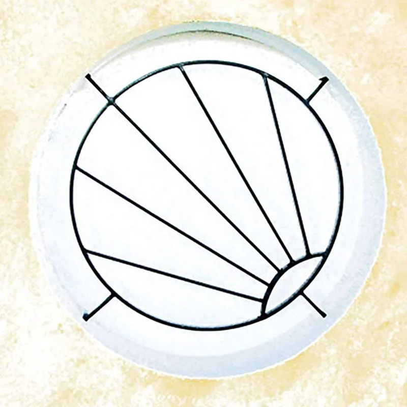 Defense sun grill diámetro de 100 cm para ventana redonda (mesa de côte)