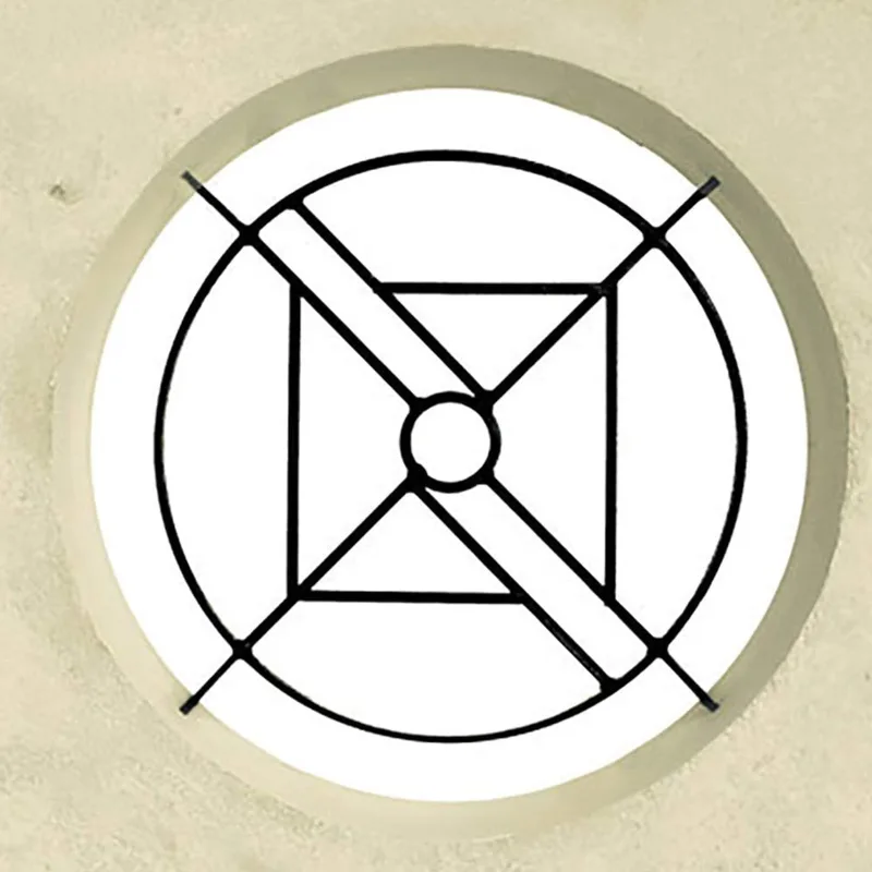 Diámetro de la cuadrícula de defensa ocune 80 cm para la ventana redonda (mesa de côte)