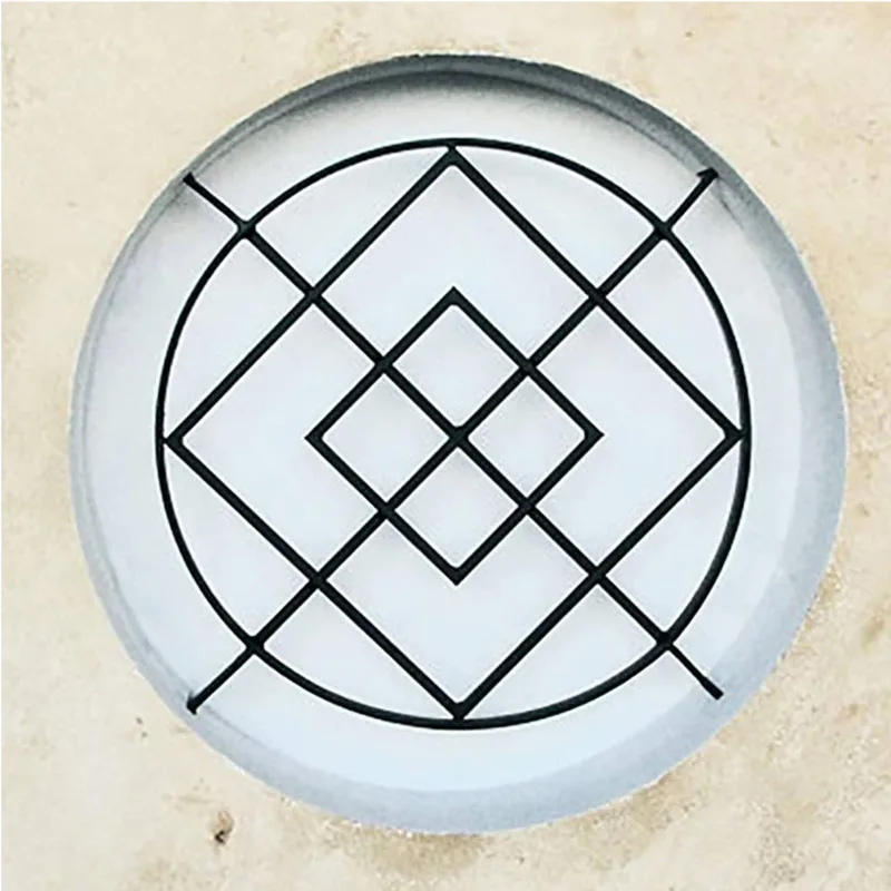 Rejilla de defensa aquitanine diámetro 100 cm para ventana redonda (mesa de côte)