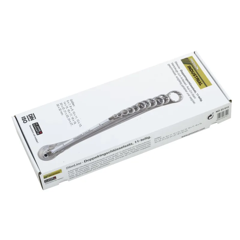 Proxxon-industrial 2223812 - caja 11 llaves estrella acodadas