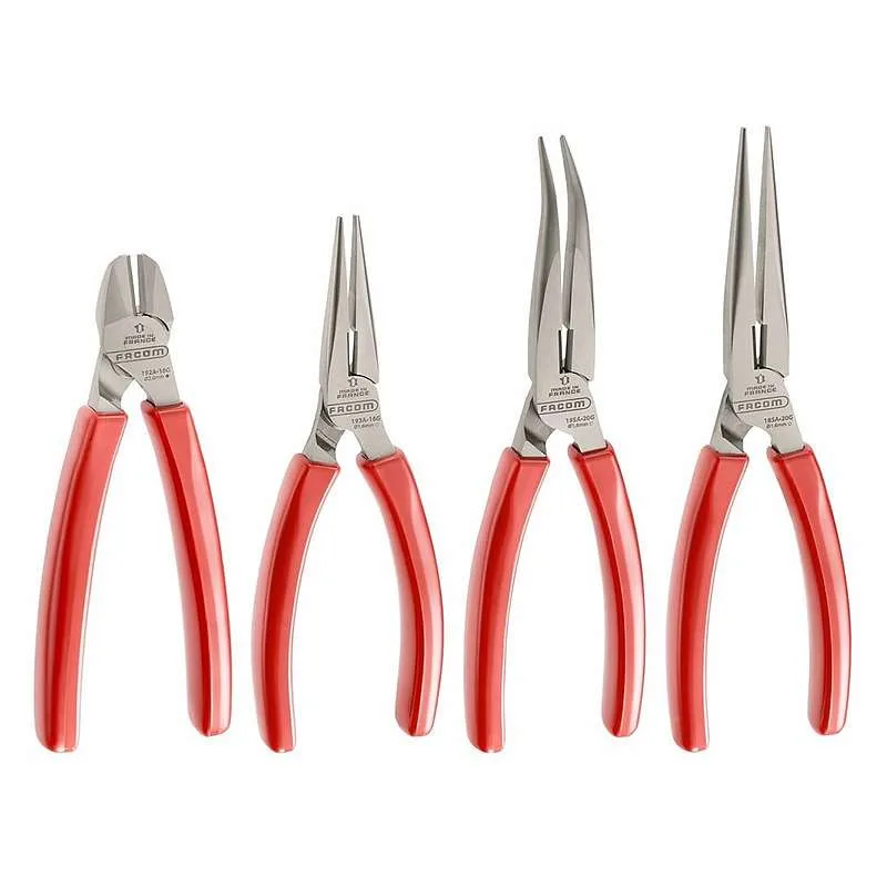 Juego de 4 alicates - facom - gjp.a4pb - serie g