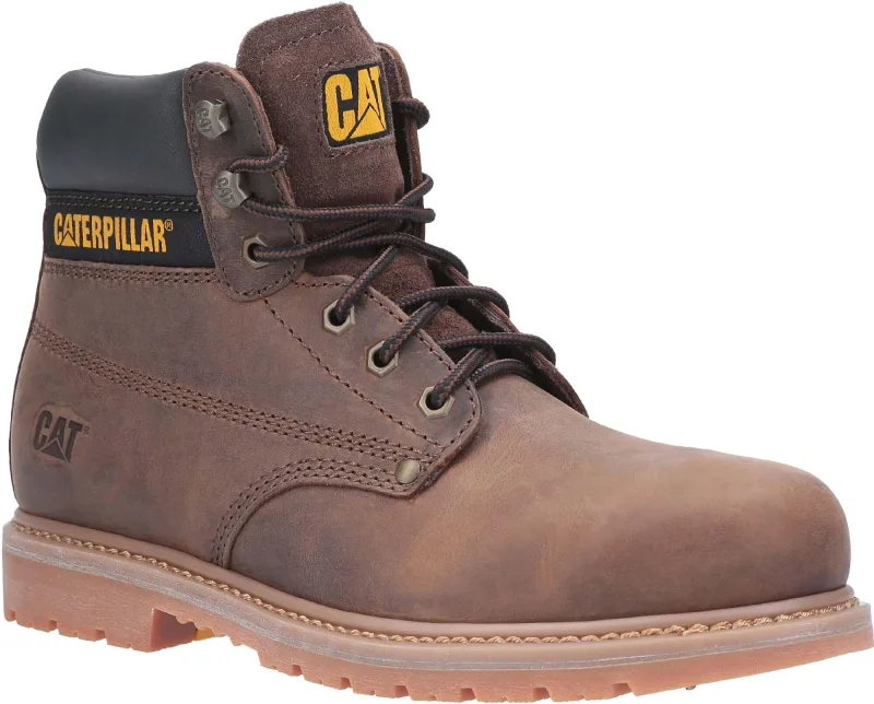 Botas seguridad caterpillar powerplant s3 - marrón - talla 45