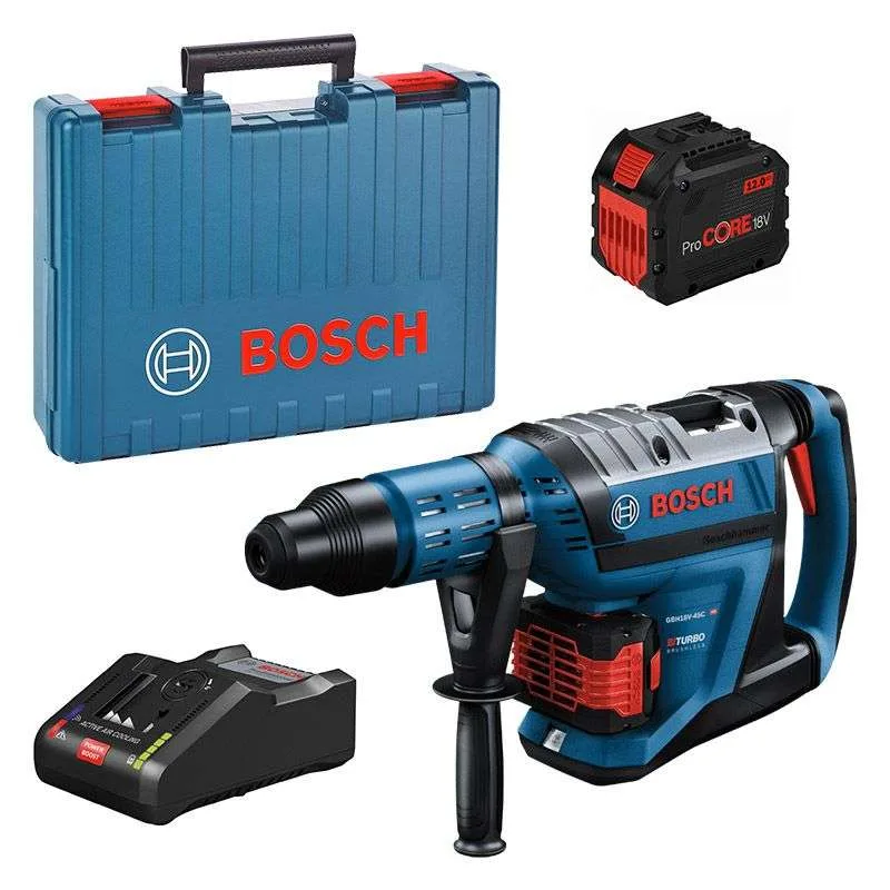 Bosch sds-max gbh18v-45 c 2x12,0 ah + gal 18v - 611913002