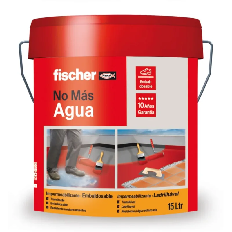 Membrana de poliuretano fischer 15kg gris