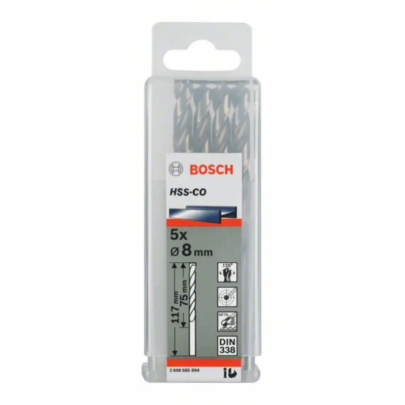 Ø 12.5mm taladro de metal hss-co standardline din 3385 pack