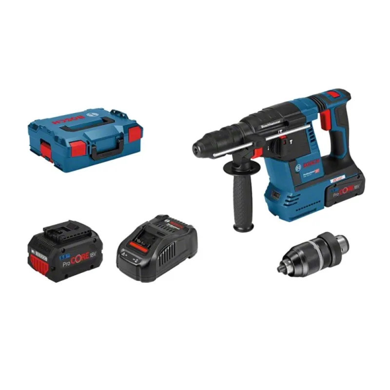 Batería de 18v botrhammer gbh 18v-26 f | batería 2x 5.5 ain l-boxx