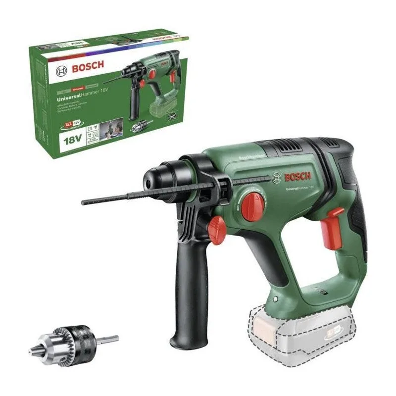 Inalable martillo aburrido martillo universal 18v | sin batería sin cargador