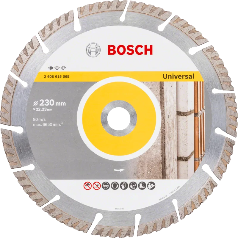 Estándar de disco de corte de diamantes para universal. 350 x 20 x 3.3 x 10 mm