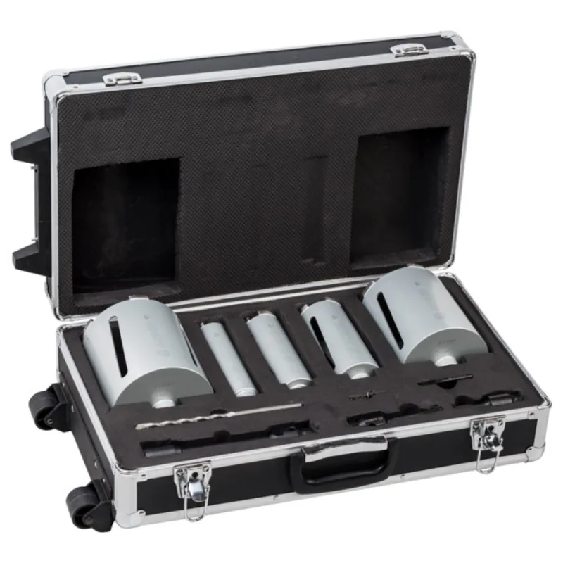 Conjunto de coronas de babeo de diamantes de 5 piezas ø 38-125mm g1 / 2