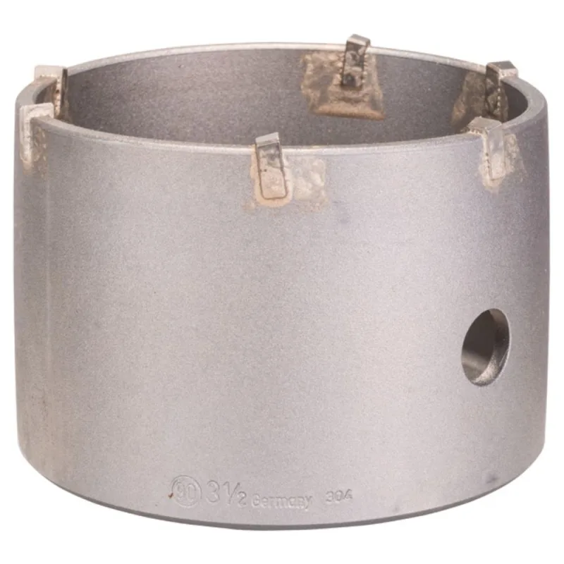 Corona de perforación hueca sds-plus-9. 90 mm. 50 mm. 72 mm. 6