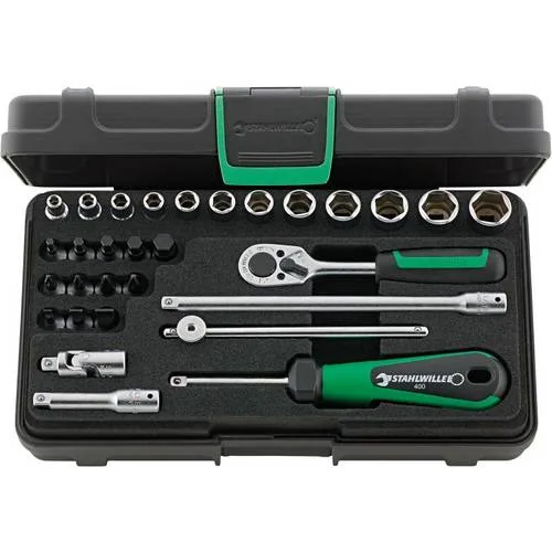 Juego de llaves de socket 40/24/6 1/4 cuadrado