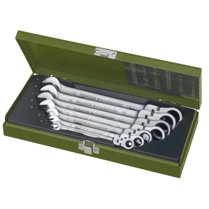 Conjunto de 8 a 19 mm micro pewer con conjunto, 7 pc.