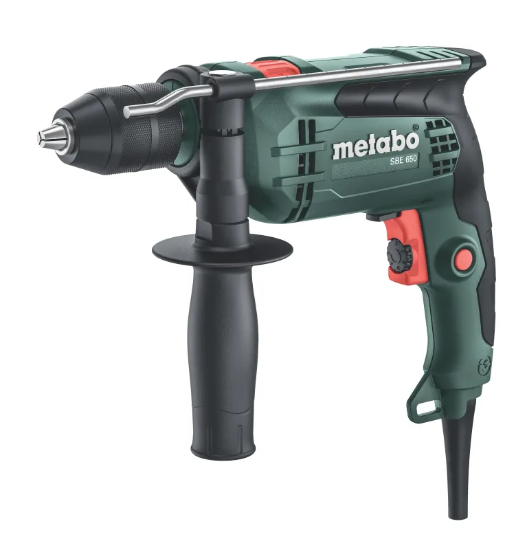 Taladro percutor metabo 650w con tope de profundidad