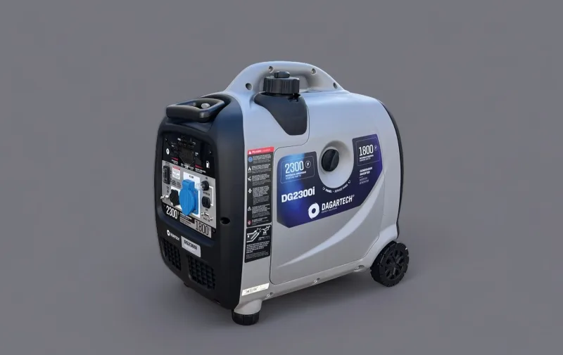 Mf - generador inverter dg2300i a gasolina 230v 1,8 kw continuos 2,3 kw máx con kit transporte, bajo consumo y tecnología powerpulse