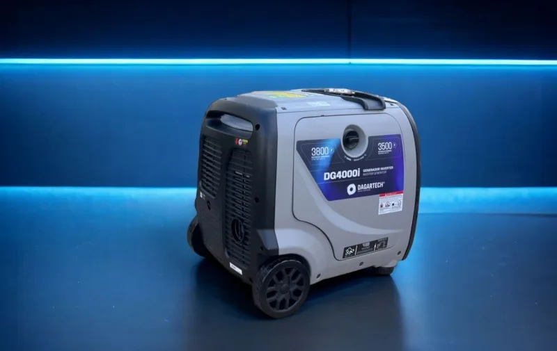 Mf - generador inverter dg4000i a gasolina 230v 3,5 kw continuos 3,8 kw máx con arranque eléctrico, bajo consumo, powerpulse y kit transporte