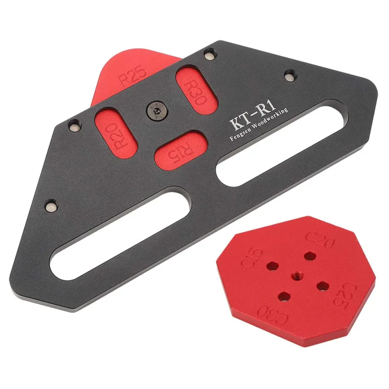 Plantilla de posicionamiento de arco para carpintería herramienta de carpintería aleación de aluminio li