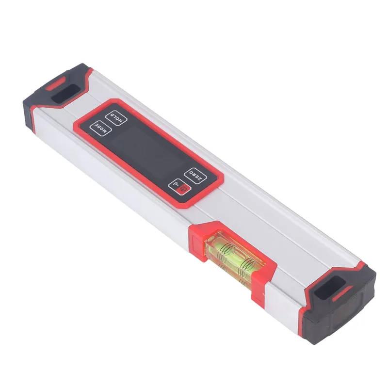 Caja de nivel digital con base magnética, transportador portátil, inclinómetro, nivel de burbuja de 300 mm para maquinaria de construcción y carpinter