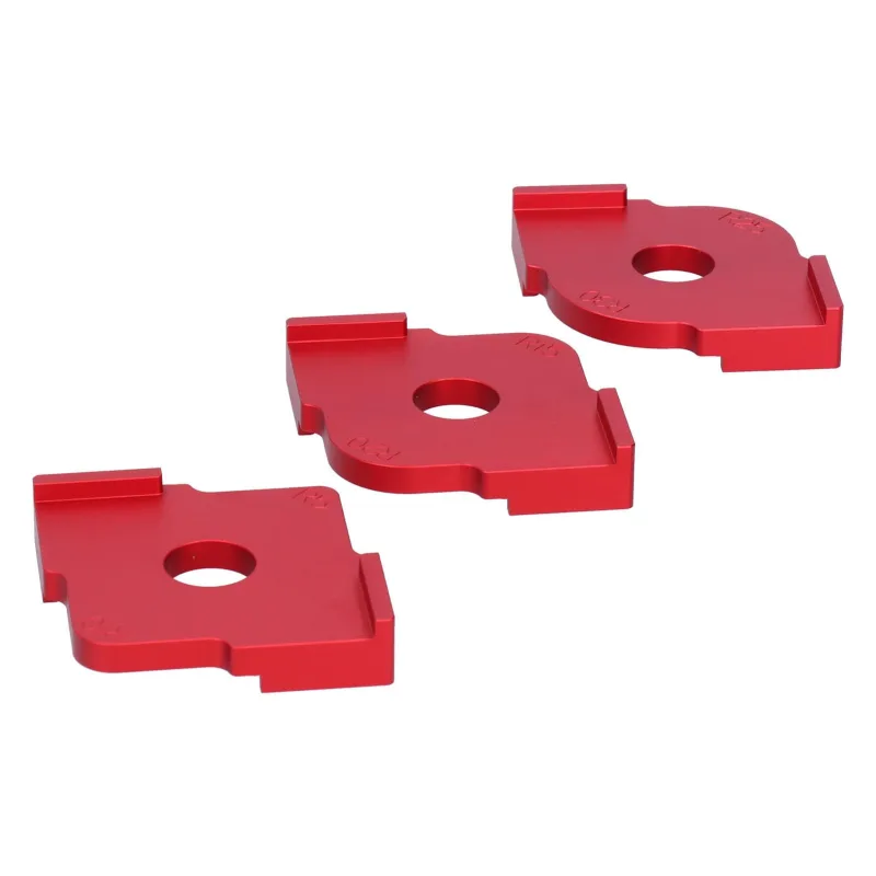 Plantilla de esquinas redondeadas de 3 piezas para carpintería, plantilla de radio de aleación de filete, herramienta de accesorio de carpintería para