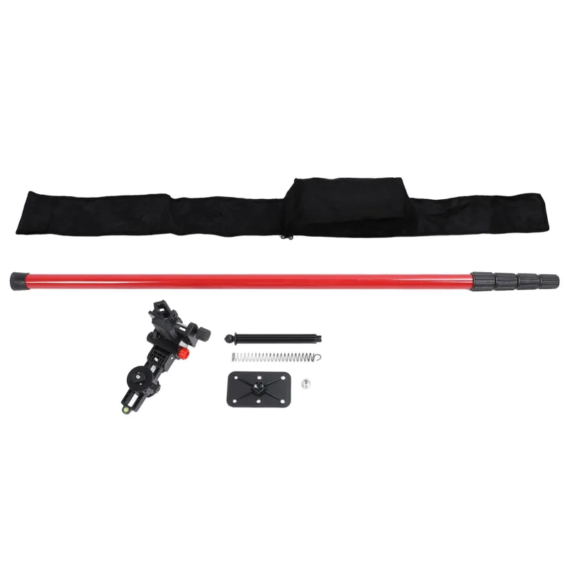 Varilla de nivelación telescópica ajustable con montaje por infrarrojos para construcción de techos