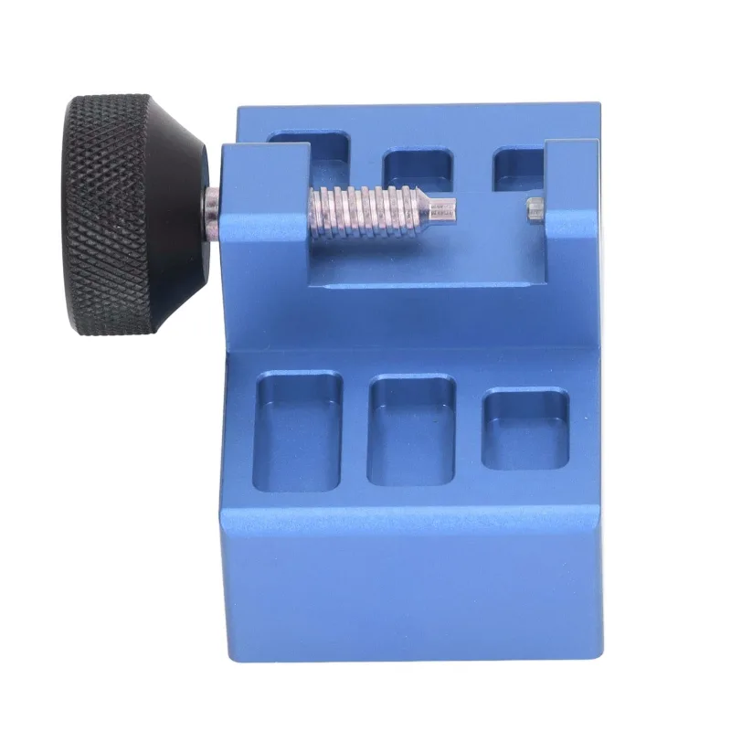 Juego de herramientas de mantenimiento y reparación de prensas para hebillas de relojes, de aleación de aluminio y con posicionamiento rad