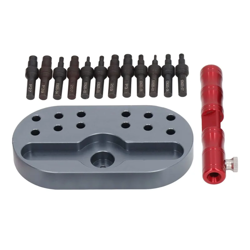 Quitacoronas de relojes 7 boquillas en espiral 5 boquillas de presión abridor de tubos de coronas de relojes