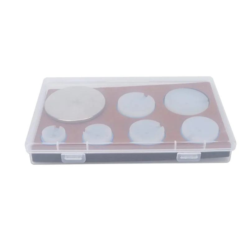 7 piezas de almohadillas antideslizantes para movimiento de reloj, de aleación de goma, almohadillas profesionales para soporte de movimient