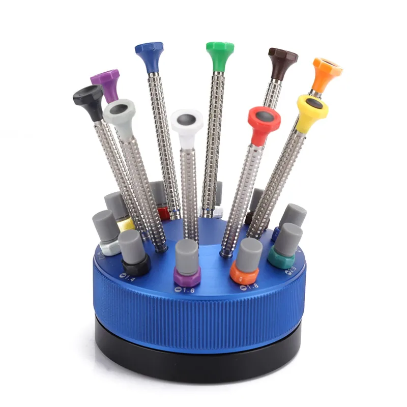 Destornillador de metal de calidad para relojes, kit de herramientas para quitar la cubierta del reloj y