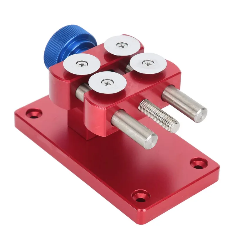 Herramienta profesional para quitar el bisel del reloj rojo, abridor de la caja trasera del banco de trabajo, herramienta de reparación