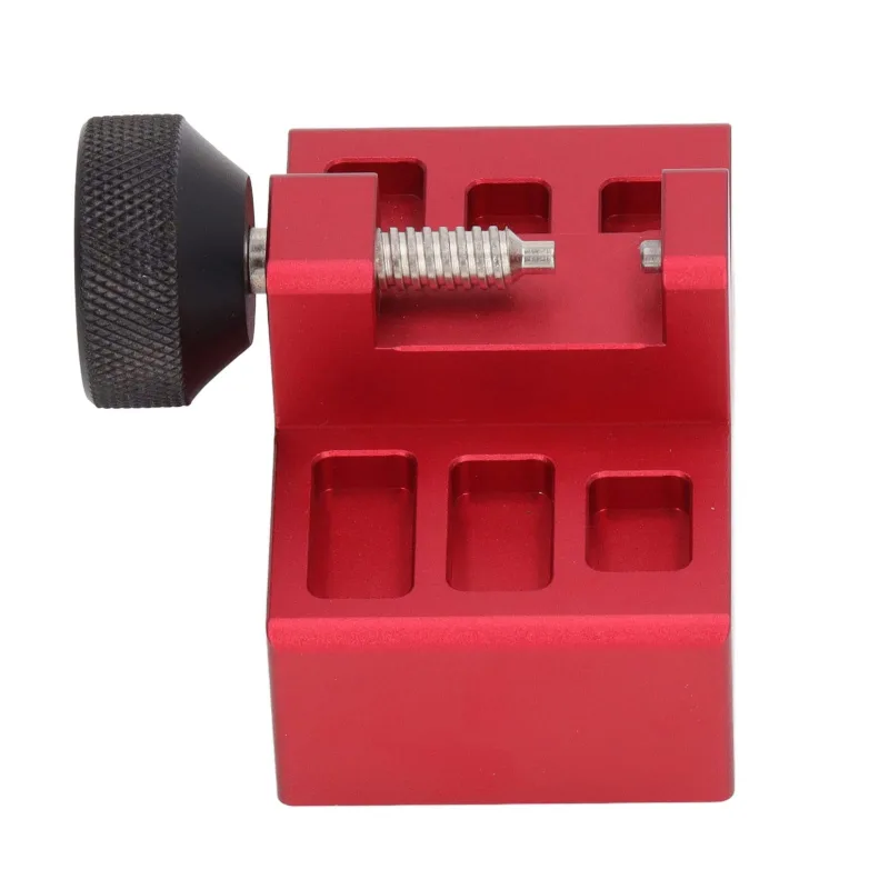 Juego de herramientas de mantenimiento y reparación de prensas para hebillas de relojes, de aleación de aluminio y con posicionamiento rad