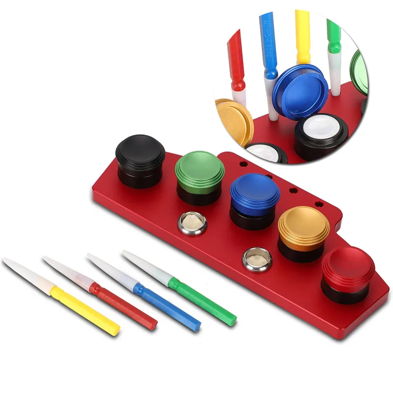 Engrasador de relojes de metal herramienta para sumergir en aceite de relojes accesorio de reparación de relojes para relojeros (recipiente para acei