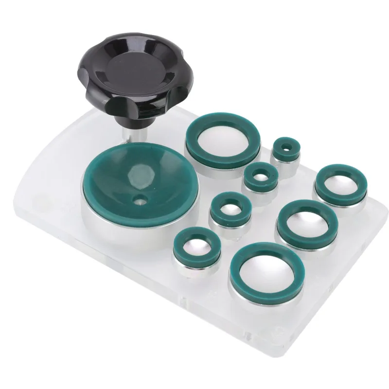 Juego de abridor de tapa trasera de reloj con ventosa, troquel de silicona que no deja marcas, removedor de tapa de reloj para reparaci