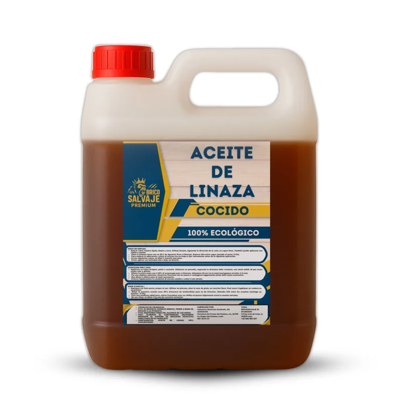 Aceite de linaza cocido para protección exterior de superficies porosas – 25 litros