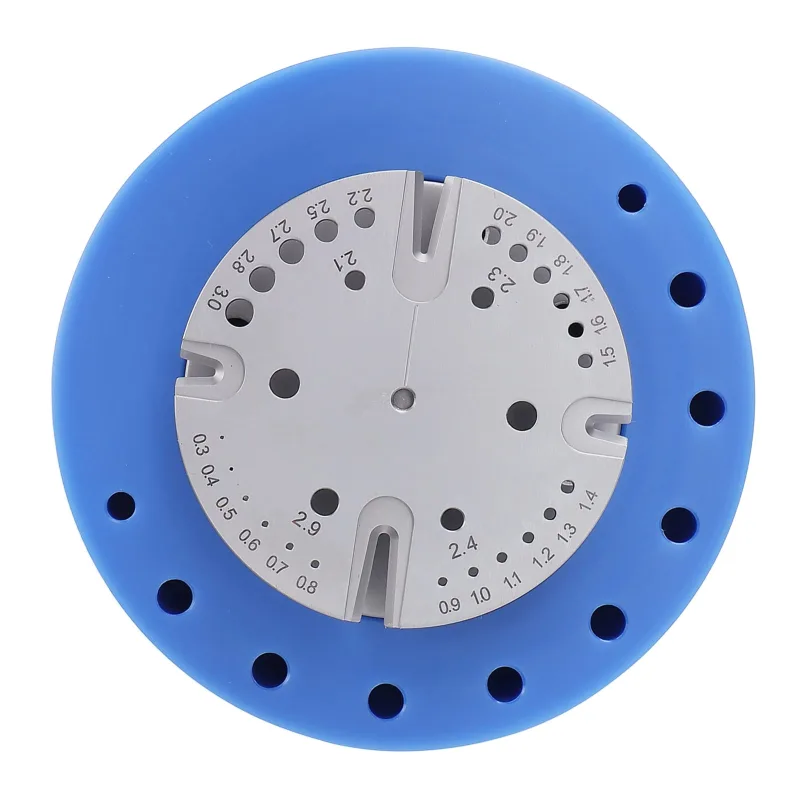 Soporte de equilibrio de espiral de reloj soporte de espiral de rueda de equilibrio de movimiento de reloj de aleación soporte de espiral herr