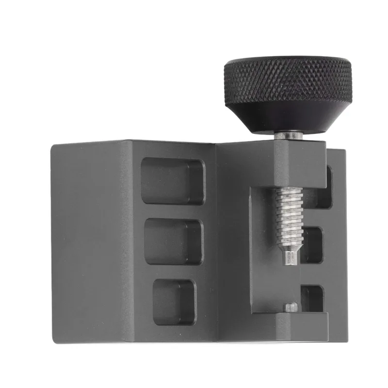 Juego de herramientas de mantenimiento y reparación de prensas para hebillas de relojes, de aleación de aluminio y con posicionamiento rad