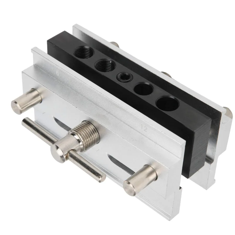 Plantilla de centrado para taladrar agujeros rectos en madera, posicionador y localizador, herramie