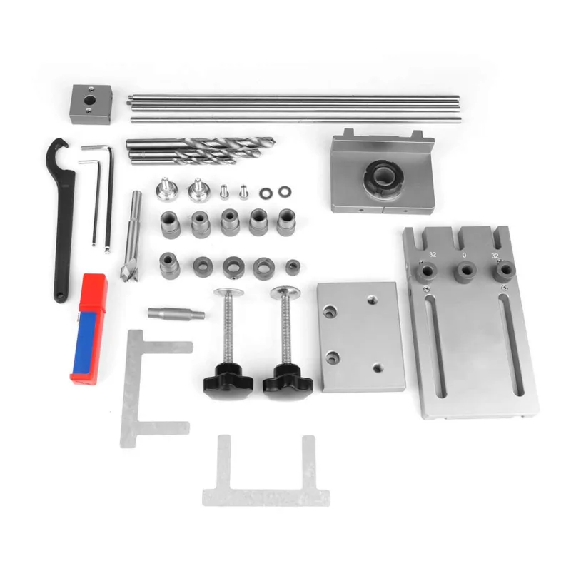 Kit de guía de broca con plantilla de enganche con barra de extensión juego de perforadoras auto