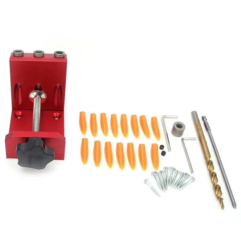 Posicionador de perforadora de orificios oblicuos para carpintería, guía de perforación de orificios inclinados, práctico para la industria (x