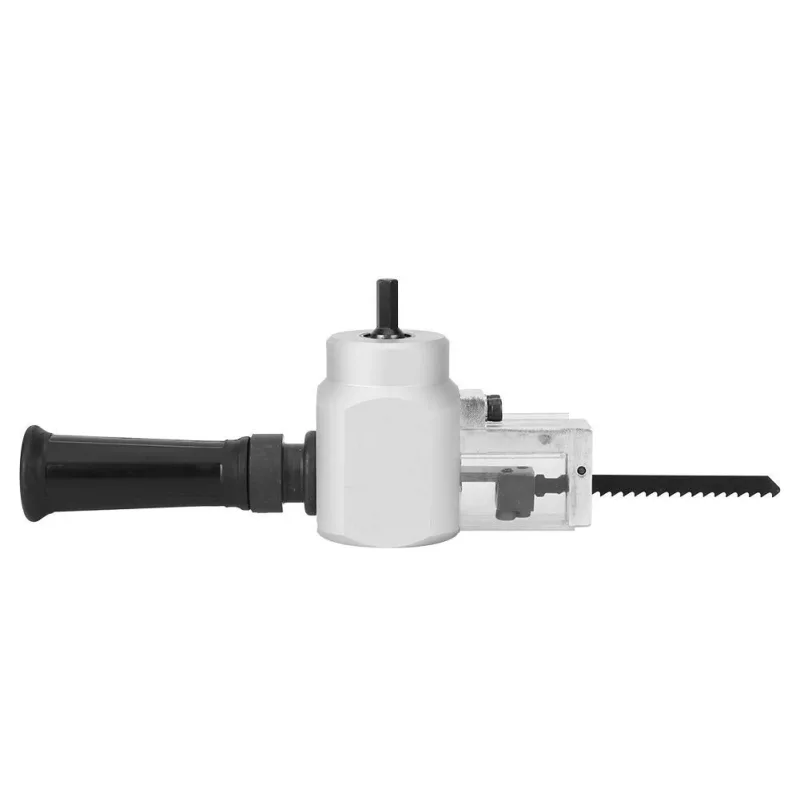 Accesorio de taladro para cortar láminas de metal con cabezal doble, sierra eléctrica para madera