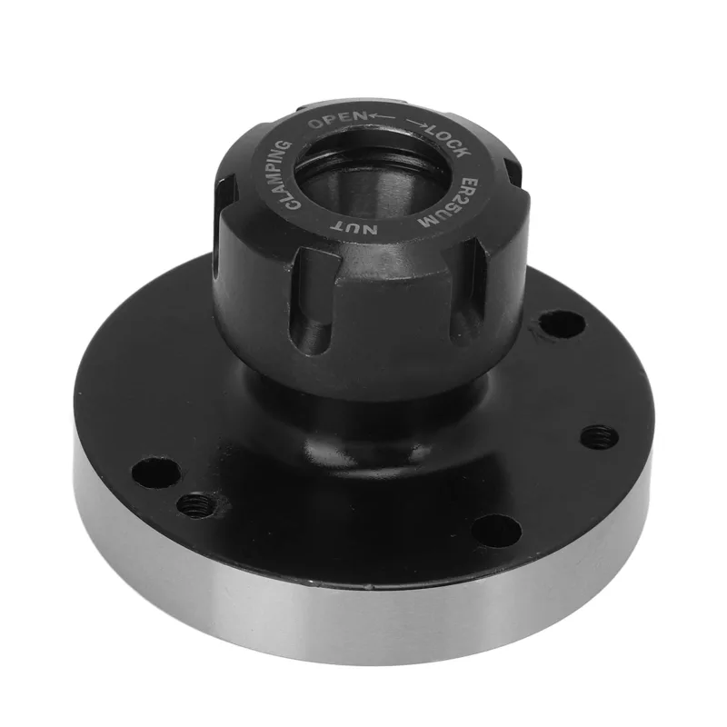 Portabrocas de sujeción er25 para torno compacto, fresadora cnc, herramientas de 80 mm d