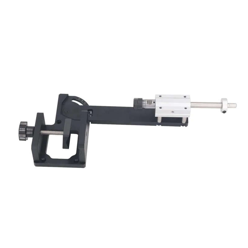 Plantilla para perforar agujeros con espiga y ángulo ajustable, herramienta de guía de perforación para carpintería de aleación de aluminio para varil