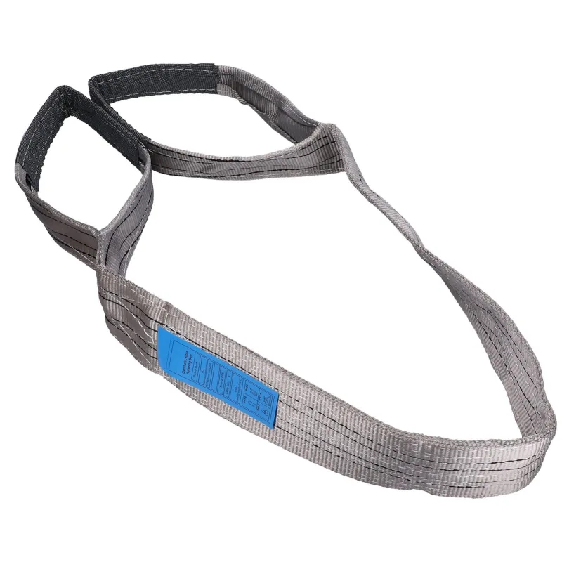 Correa de elevación de eslinga de polipasto de 4t, correa de pes engrosada plana de alta resistencia para transporte (6 m) (19