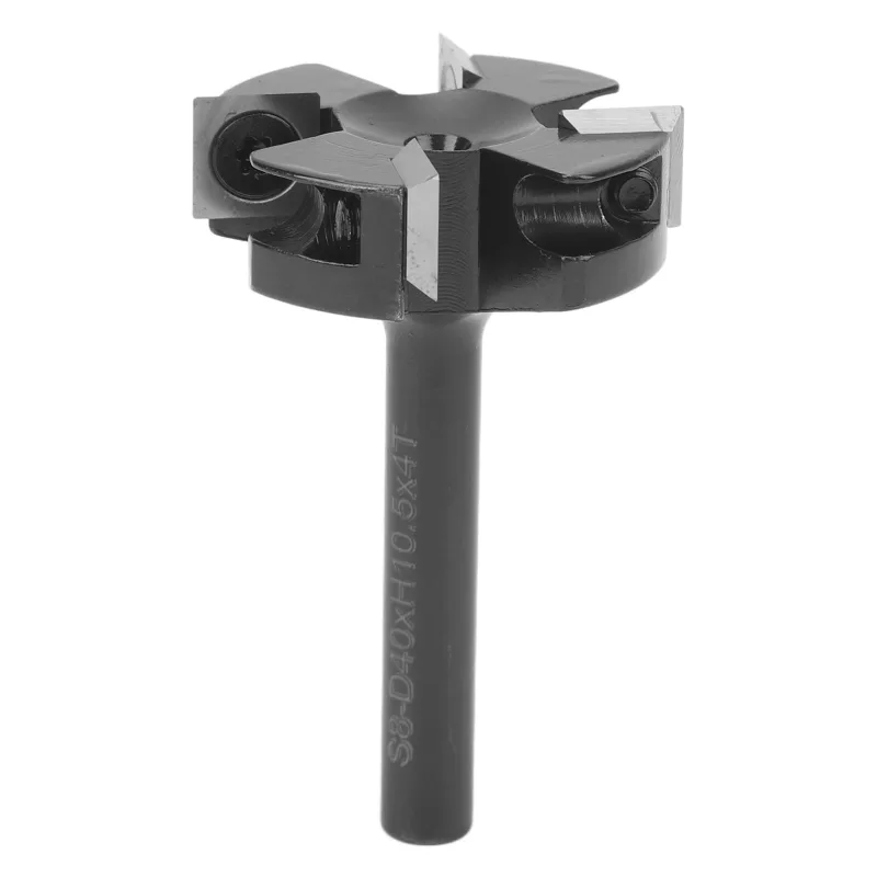 Broca para ranurar de superficies, herramienta cepilladora de 4 ranuras de alto rendimiento para trabajar la madera