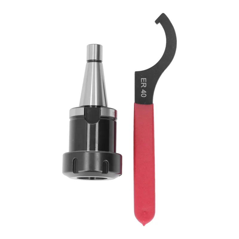 Portaherramientas de mandril nt30 er40 40cr con rosca de barra de tracción m12, portapinzas de fresado cnc