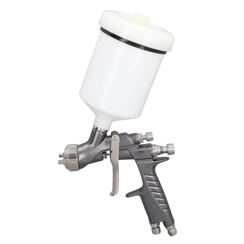 Pistola pulverizadora de pintura de 1,3 mm hvlp, pulverizador de pintura neumático de aire con agarre fuerte y niebla uniforme para pintura perl