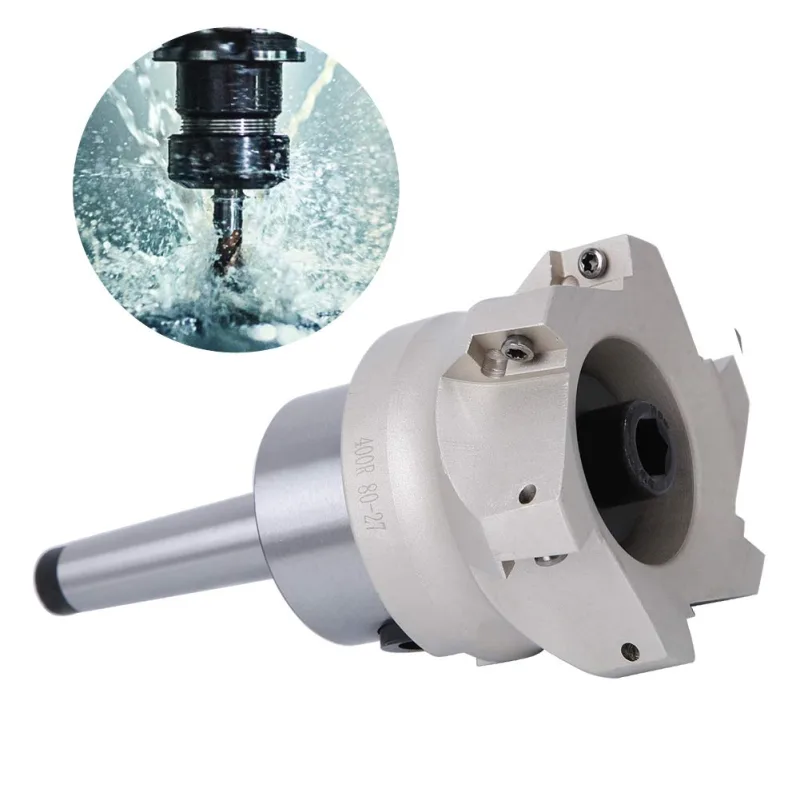 Portabrocas de pinza mt2 fmb27, cortador de fresado de ranuras 80-27-6, insertos de fresado 1604apmt (moselotaz5mu