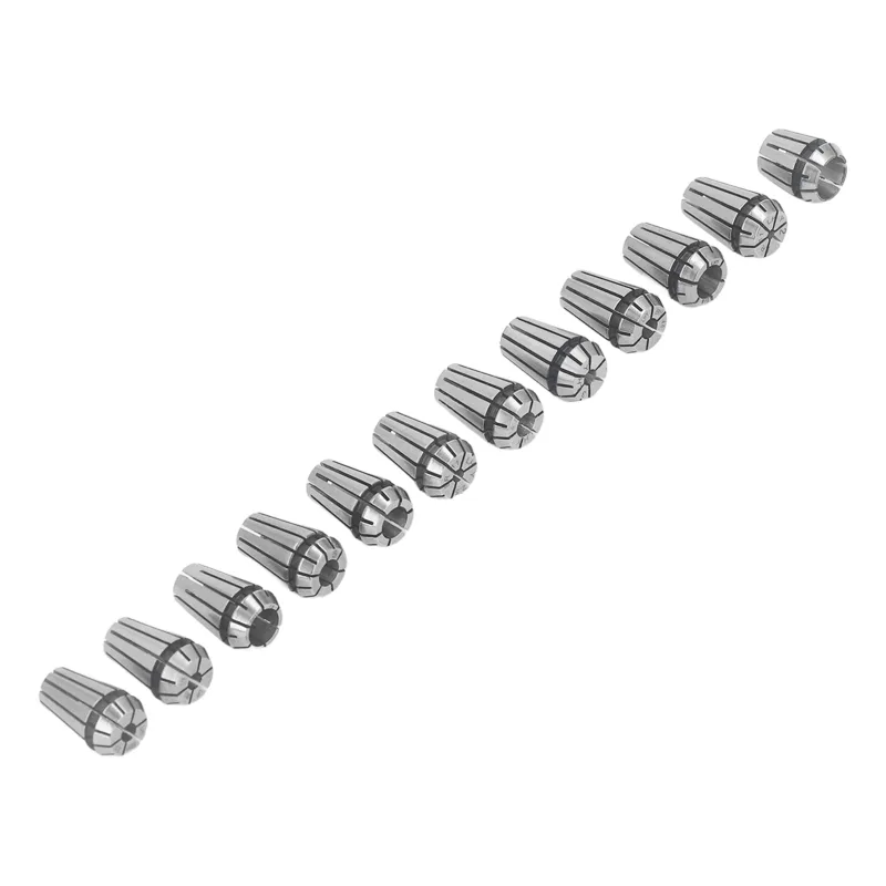 Juego de 12 mandriles de resorte de husillo de alta precisión er11 para máquina de grabado de herramientas de