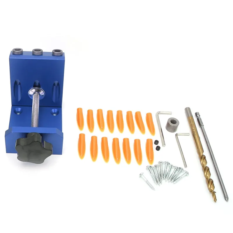 Posicionador de perforadora de orificios oblicuos para carpintería, guía de perforación de orificios inclinados, práctico para la industria (x