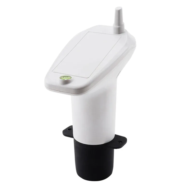 Medidor de nivel ultrasónico inalámbrico, medidor de profundidad de líquido con sensor de temperatura, indicador de tiempo para tanque de agua